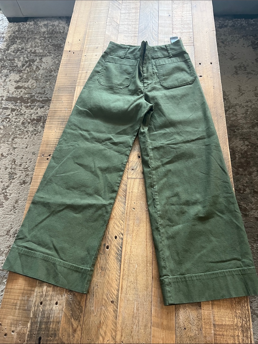 Anthropologie Olive Wide-Leg Women’s Chinos